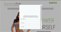 Desktop Screenshot of empoweringbody.com